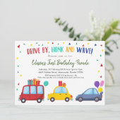 Invitation Conduite par défilé de la fête d'anniversaire des  (Debout devant)