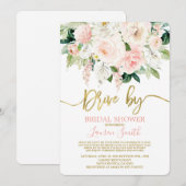 Invitation Conduite par Fête de l'mariée (Devant / Derrière)