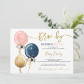 Invitation Conduite par la fête de la révélation de genre (Debout devant)