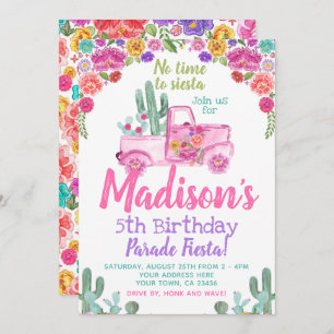Invitation Conduite Par La Fiesta Mexicaine
