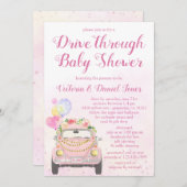 Invitation Conduite Par Le Baby shower Covid (Devant / Derrière)