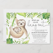 Invitation Conduite par un baby shower adorable et sans disti (Devant)