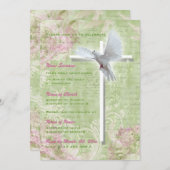 Invitation Conduite religieuse du baptême (Devant / Derrière)