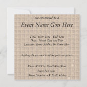 Invitation Cône de gaufre (Devant)