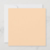 Invitation Cône de glace orange (Dos)