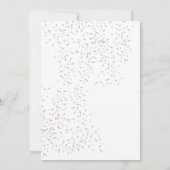 Invitation Cône de glace pour fête d'anniversaire double conj (Dos)