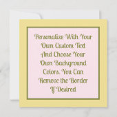 Invitation Coneflowers Watercolor (Dos)