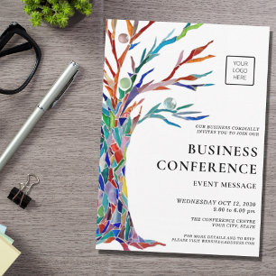 Invitation Conférence d'affaires Logo
