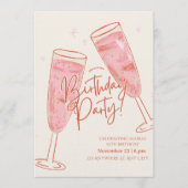 Invitation Confetti Celebration – Editable Birthday Party Inv (Devant)