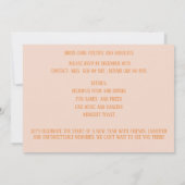 Invitation Confetti d'argent Flutes de champagne du Nouvel An (Dos)