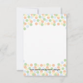 Invitation Confetti Dot Baby shower (Dos)