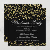 Invitation Confetti Gold Foil (Devant / Derrière)