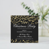 Invitation Confetti Gold Foil (Debout devant)