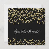 Invitation Confetti Gold Foil (Dos)