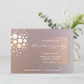 Invitation confetti minimaliste et élégant (Debout devant)