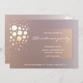 Invitation confetti minimaliste et élégant (Devant / Derrière)