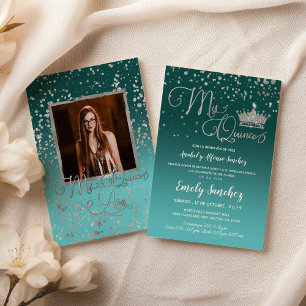 Invitation Confetti Mis Quince Anos Photo espagnole