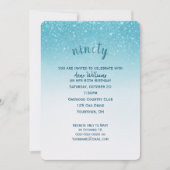 Invitation confetti parties scintillant 90e anniversaire (Devant)
