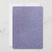 Invitation Confetti, Robe, Violet Parties scintillant Quincea (Dos)