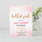 Invitation confetti rose qui chatouille (Debout devant)