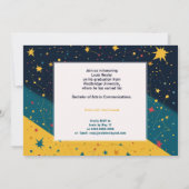 Invitation 🎓Confetti Starburst Graduation Party (Dos)