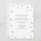 Invitation Confettis | de parties scintillantes partie de la (Dos)