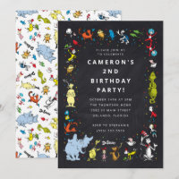 Confettis de personnages de Dr Seuss | Anniversair