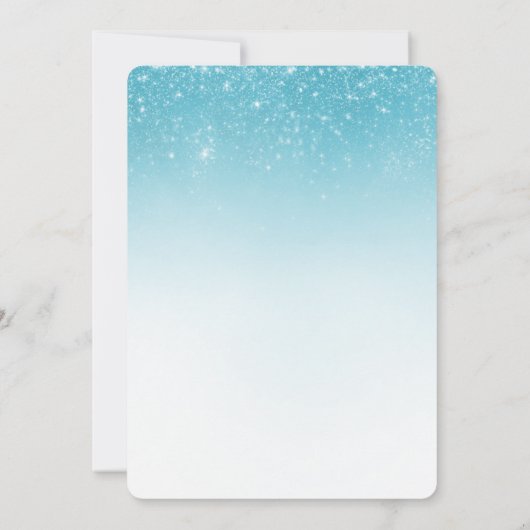 Invitation confettis pailletés 20e anniversaire de mariage (Dos)