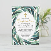 Invitation Confirmation botanique élégante (Debout devant)