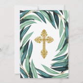 Invitation Confirmation botanique élégante (Dos)