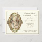 Invitation Confirmation catholique Écriture du Saint-Esprit (Devant)