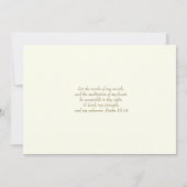 Invitation Confirmation catholique Écriture du Saint-Esprit (Dos)