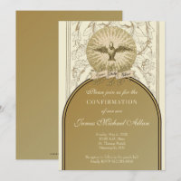 Confirmation catholique Or Saint-Esprit