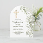 Invitation Confirmation d'arche de Gypsophile (Debout devant)