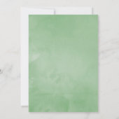 Invitation Confirmation de cactus succulents aquarelle (Dos)