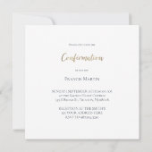 Invitation confirmation de la couronne bleue poussiéreuse (Dos)