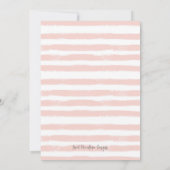 Invitation Confirmation de la couronne de fleurs roses (Dos)