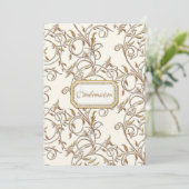 Invitation Confirmation de la Croix de la reine Glam Old Holl (Debout devant)