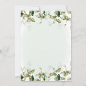 Invitation Confirmation de la croix d'or et de la verdure bot (Dos)