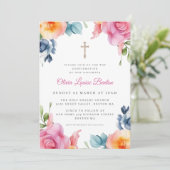 Invitation Confirmation de la florale printanière (Debout devant)