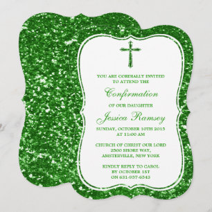 Invitation Confirmation de la sainte communion croisée de la