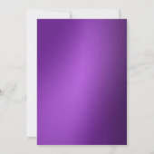 Invitation Confirmation de la sainte communion de violet méta (Dos)