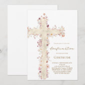 Invitation Confirmation de la Sainte Croix (Devant / Derrière)