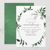 Invitation Confirmation de la végétation forestière (Devant / Derrière)