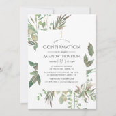 Invitation Confirmation de la verdure à l'aquarelle (Devant)