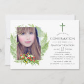 Invitation Confirmation de la verdure du pays (Devant)