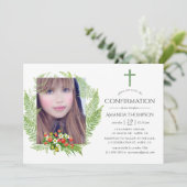 Invitation Confirmation de la verdure du pays (Debout devant)