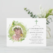 Invitation Confirmation de la verdure du pays (Debout devant)