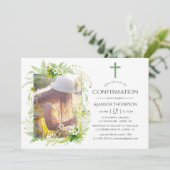 Invitation Confirmation de la verdure du pays (Debout devant)