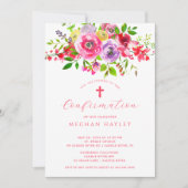 Invitation Confirmation des Bénédictions de fleurs (Devant)